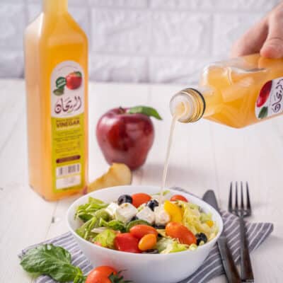 خل تفاح طبيعي الريحان - 500مل