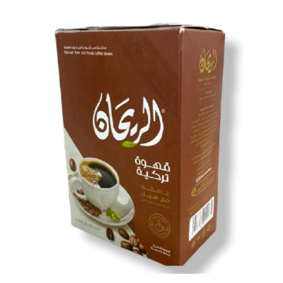 قهوة غامق مع هيل الريحان - 250غ