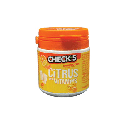 علكة تشيكس حمضيات - 70غ