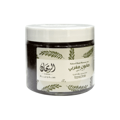 صابون مغربي أسود الريحان