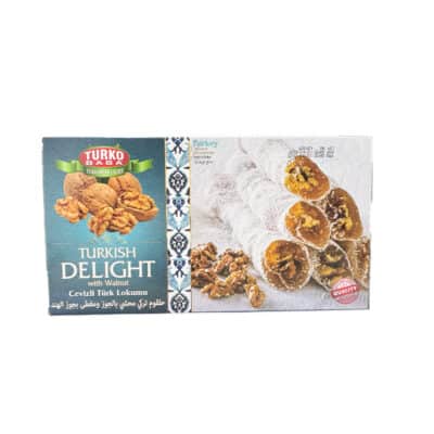 TURKISH DELIGHT WITH WALNUT DELIGHT  GUM DROP 400 gr ALRAYHAN