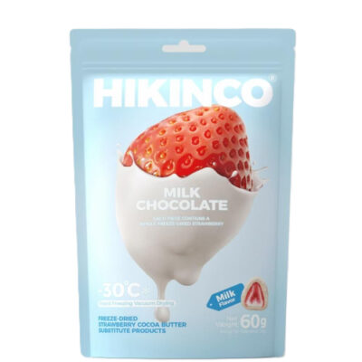 هيكينكو فراولة مجففة بشوكولاتة بيضاء - 60غ