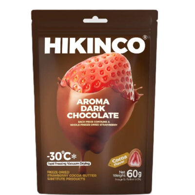 هيكينكو فراولة مجففة بشوكولاتة داكنة - 60غ