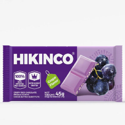 هيكينكو ألواح شوكولاتة العنب بالأرز المقرمش - 45غ