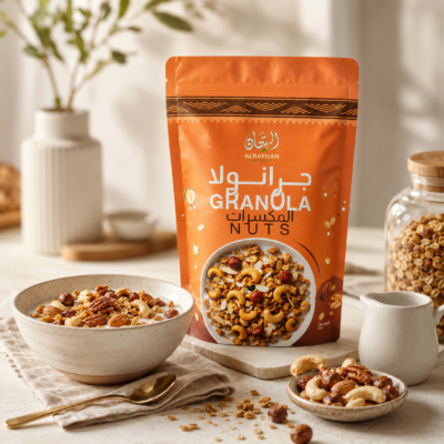 جرانولا المكسرات الريحان- 500غ