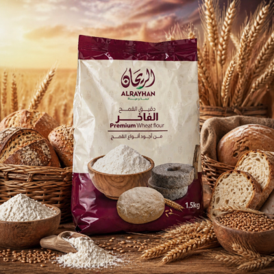 دقيق قمح فاخر الريحان - 1.5 كيلو